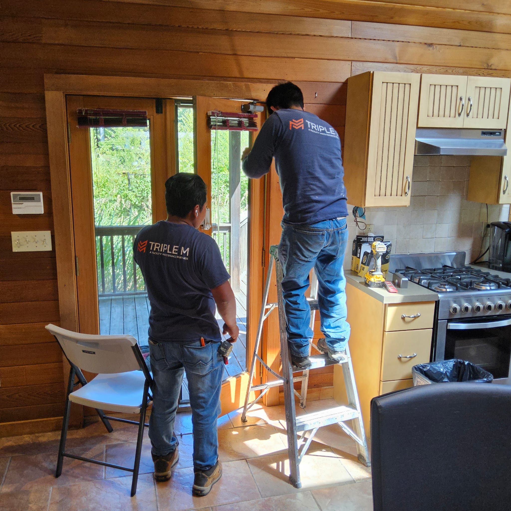 Triple M crew on the job